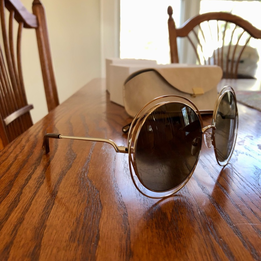 Chloe 62mm Vented Round Sunglasses